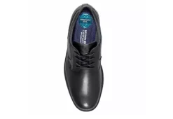 Nunn Bush Mens Marvin Slip Resistant Work Shoe - Black -Outlet Step In Style Store US 01 300045 05