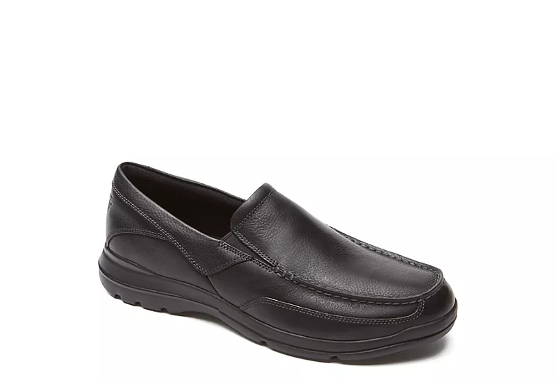Rockport Mens Junction Point Slip On Oxford - Black 1 Rockport Mens Junction Point Slip On Oxford - Black