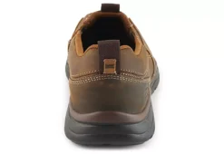 Skechers Mens Dockland Slip On Oxford - Brown -Outlet Step In Style Store US 01 311272 02