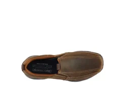 Skechers Mens Dockland Slip On Oxford - Brown -Outlet Step In Style Store US 01 311272 05