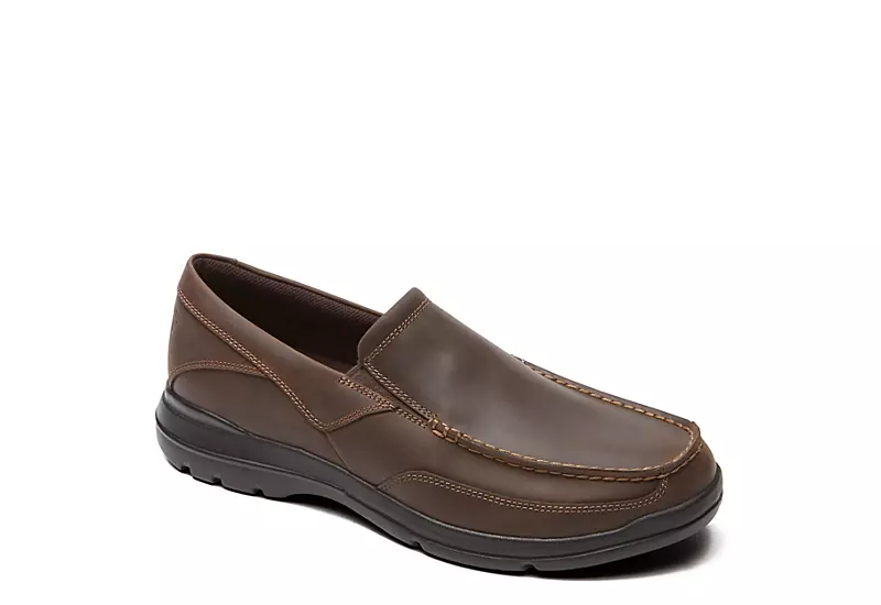Rockport Mens Junction Point Slip On Oxford - Brown 1 Rockport Mens Junction Point Slip On Oxford - Brown