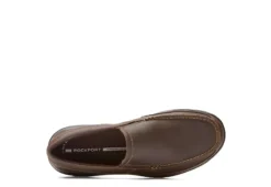 Rockport Mens Junction Point Slip On Oxford - Brown 9 Rockport Mens Junction Point Slip On Oxford - Brown -Outlet Step In Style Store US 01 311280 02