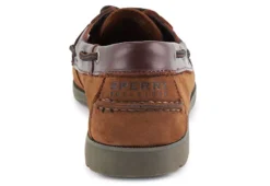 Sperry Mens Leeward Boat Shoe - Brown -Outlet Step In Style Store US 01 315143 02