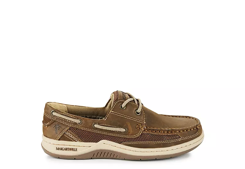 Margaritaville Mens Anchor Boat Shoe - Brown 2 Margaritaville Mens Anchor Boat Shoe - Brown - Image 2