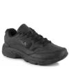 Fila Mens M Memory Workshift Slip Resistant Work Shoe - Black