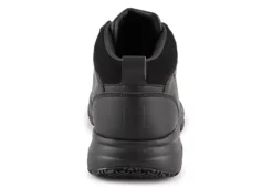 Fila Mens Mike Slip Resistant Work Shoe - Black -Outlet Step In Style Store US 01 318034 02