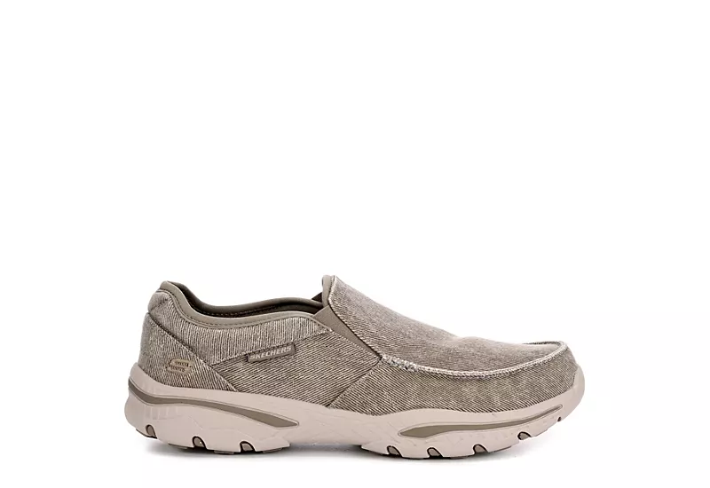 Skechers Mens Moseco Slip On Sneaker - Taupe 2 Skechers Mens Moseco Slip On Sneaker - Taupe - Image 2