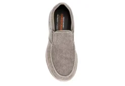 Skechers Mens Moseco Slip On Sneaker - Taupe 12 Skechers Mens Moseco Slip On Sneaker - Taupe -Outlet Step In Style Store US 01 335293 05
