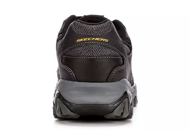 Skechers Mens 77055 Steel Toe Work Shoe - Black 5 Skechers Mens 77055 Steel Toe Work Shoe - Black - Image 5