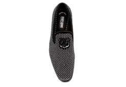 Stacy Adams Mens Swagger Studded Slip On Oxford - Black -Outlet Step In Style Store US 01 420069 05