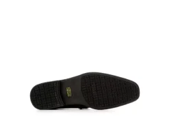 Stacy Adams Mens Abram Moc Toe Bit Slip On Oxford - Black -Outlet Step In Style Store US 01 420070 06