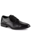 Stacy Adams Mens Waltham Cap Toe Oxford - Black