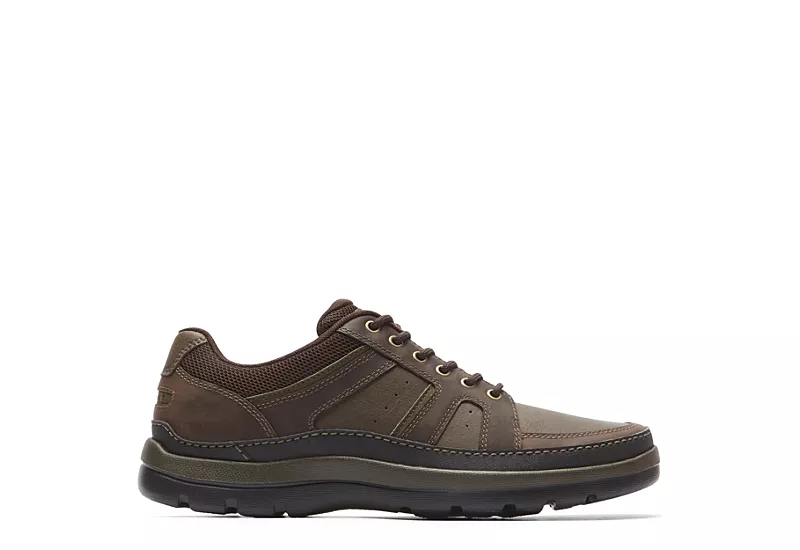Rockport Mens Get Your Kicks Mudguard Blucher Sneaker - Dark Brown 2 Rockport Mens Get Your Kicks Mudguard Blucher Sneaker - Dark Brown - Image 2