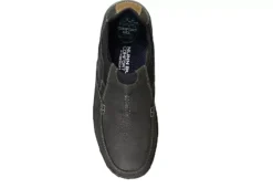 Nunn Bush Mens Quest Moc Toe Slip On Oxford - Dark Grey 12 Nunn Bush Mens Quest Moc Toe Slip On Oxford - Dark Grey -Outlet Step In Style Store US 01 500697 05