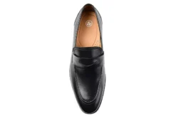 Thomas & Vine Mens Bishop Penny Loafer Oxford - Black -Outlet Step In Style Store US 01 500742 05