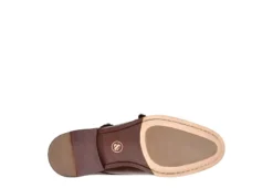 Thomas & Vine Mens Calvin Monk Strap Oxford - Brown -Outlet Step In Style Store US 01 500744 06