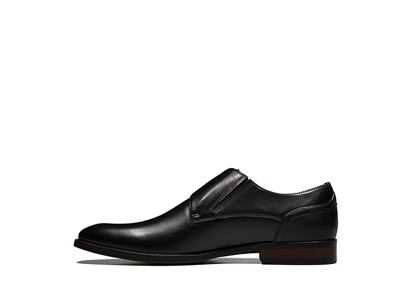 Florsheim Mens Sorrento Plain Toe Single Monk Strap Oxford - Black 4 Florsheim Mens Sorrento Plain Toe Single Monk Strap Oxford - Black - Image 4