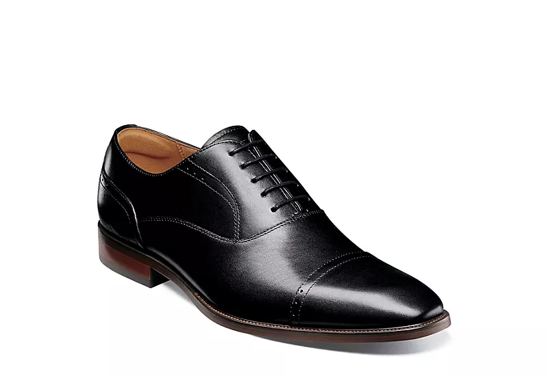 Florsheim Mens Sorrento Cap Toe Oxford - Black 1 Florsheim Mens Sorrento Cap Toe Oxford - Black