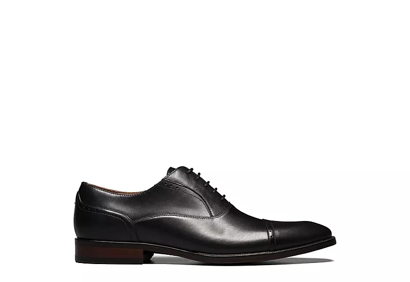 Florsheim Mens Sorrento Cap Toe Oxford - Black 2 Florsheim Mens Sorrento Cap Toe Oxford - Black - Image 2