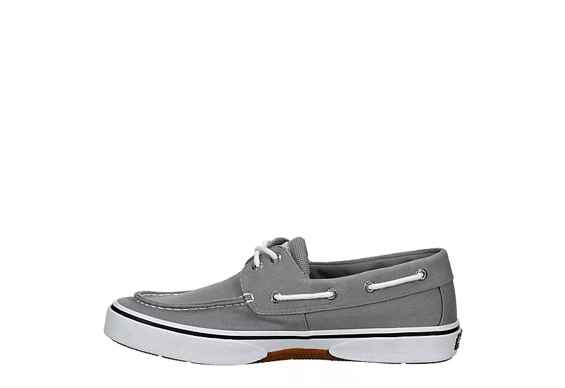 Sperry Mens Halyard 2-eye Slip On Sneaker - Grey 4 Sperry Mens Halyard 2-eye Slip On Sneaker - Grey - Image 4