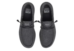 Reef Mens Cushion Coast Slip On Sneaker - Black -Outlet Step In Style Store US 01 501180 03
