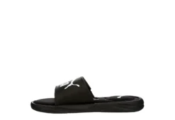 Puma Mens Royal Cat Memory Slide Sandal - Black -Outlet Step In Style Store US 01 501203 03