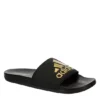 Adidas Mens Adilette Logo Slide Sandal - Black