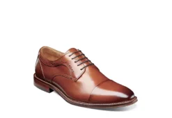 Outlet Step In Style Store 7 Stacy Adams Mens Maddox Cap Toe Oxford - Cognac