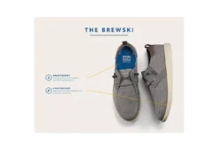 Nunn Bush Mens Brewski Slip On Sneaker - Grey -Outlet Step In Style Store US 01 501369 06