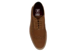 Stacy Adams Mens Swift Wingtip Lace-up Oxford - Cognac -Outlet Step In Style Store US 01 501416 05