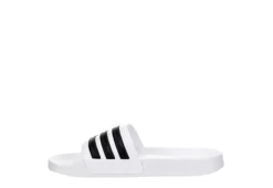 Adidas Mens Adilette Shower Slide Sandal - White -Outlet Step In Style Store US 01 501458 03