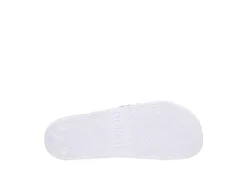 Adidas Mens Adilette Shower Slide Sandal - White -Outlet Step In Style Store US 01 501458 06