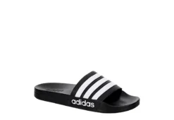 Adidas Mens Adilette Shower Slide Sandal - Black