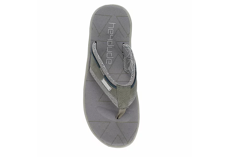Heydude Mens Sami Flip Flop Sandal - Grey 6 Heydude Mens Sami Flip Flop Sandal - Grey - Image 6