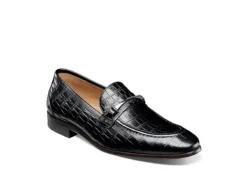 Stacy Adams Mens Ferdinand Moc Toe Slip On Oxford - Black