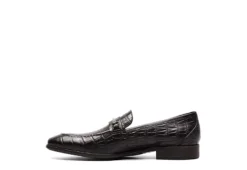 Stacy Adams Mens Ferdinand Moc Toe Slip On Oxford - Black -Outlet Step In Style Store US 01 501551 03