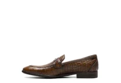 Stacy Adams Mens Ferdinand Moc Toe Slip On Oxford - Cognac -Outlet Step In Style Store US 01 501552 03