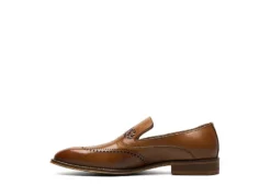 Stacy Adams Mens Pryce Wingtip Perf Slip On Oxford - Cognac 10 Stacy Adams Mens Pryce Wingtip Perf Slip On Oxford - Cognac -Outlet Step In Style Store US 01 501561 03