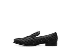 Stacy Adams Mens Sabre Spiked Slip On Oxford - Black -Outlet Step In Style Store US 01 501562 03