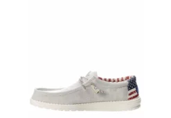 Heydude Mens Wally Slip On Sneaker - White -Outlet Step In Style Store US 01 501573 03