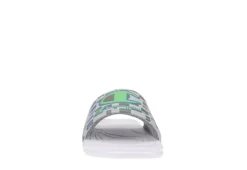 Champion Mens Mega Slide Graphic Slide Sandal - White 9 Champion Mens Mega Slide Graphic Slide Sandal - White -Outlet Step In Style Store US 01 501605 02