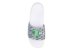 Champion Mens Mega Slide Graphic Slide Sandal - White 12 Champion Mens Mega Slide Graphic Slide Sandal - White -Outlet Step In Style Store US 01 501605 05
