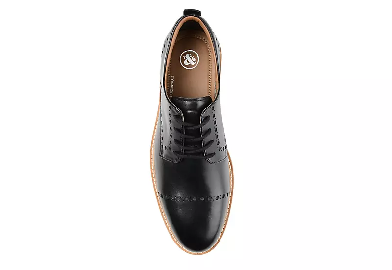 Thomas & Vine Mens Fremont Oxford - Black 6 Thomas & Vine Mens Fremont Oxford - Black - Image 6