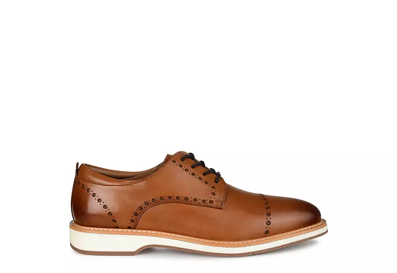 Thomas & Vine Mens Fremont Oxford - Cognac 2 Thomas & Vine Mens Fremont Oxford - Cognac - Image 2