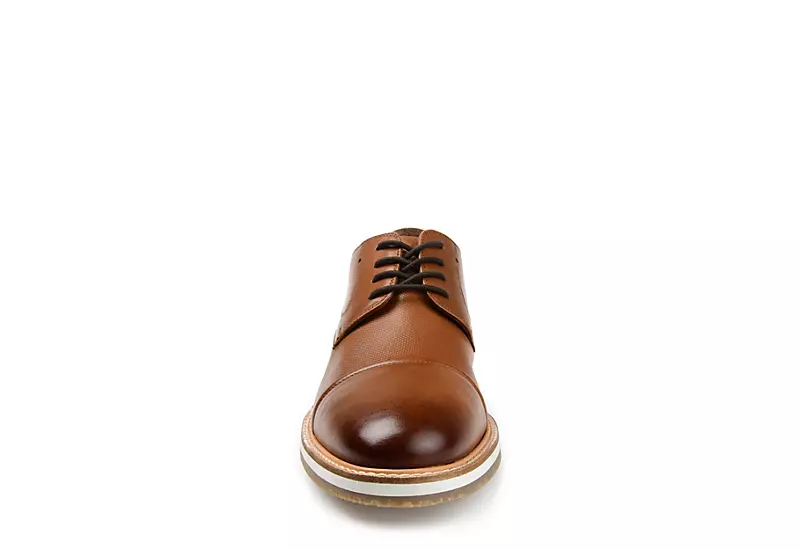 Thomas & Vine Mens Hartley Oxford - Cognac 3 Thomas & Vine Mens Hartley Oxford - Cognac - Image 3