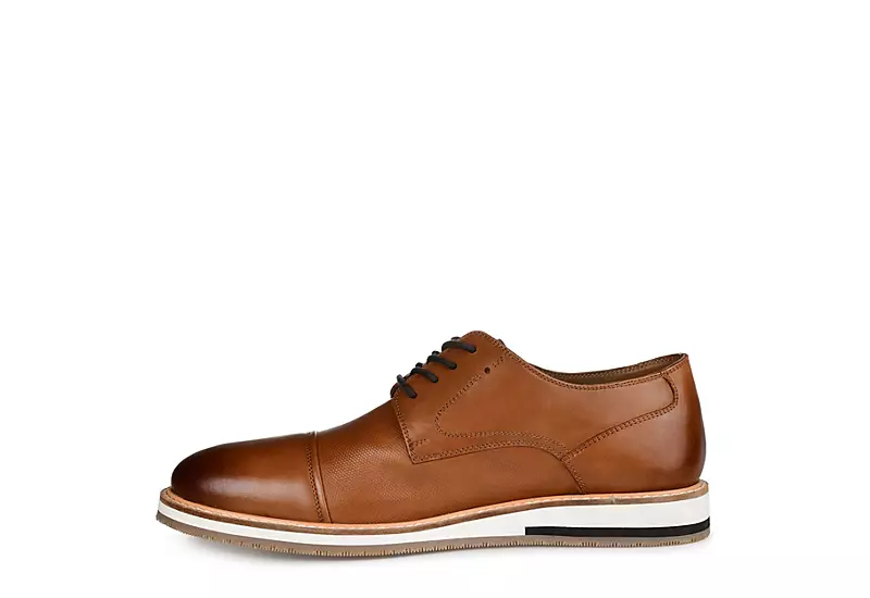 Thomas & Vine Mens Hartley Oxford - Cognac 4 Thomas & Vine Mens Hartley Oxford - Cognac - Image 4
