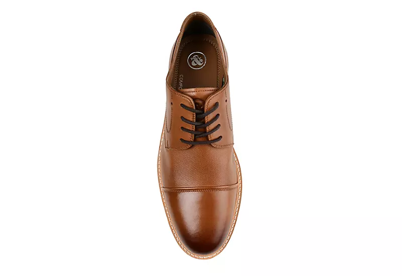 Thomas & Vine Mens Hartley Oxford - Cognac 6 Thomas & Vine Mens Hartley Oxford - Cognac - Image 6