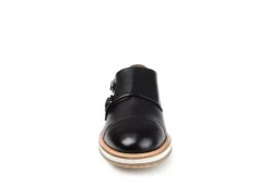 Thomas & Vine Mens Thatcher Monk Strap Oxford - Black -Outlet Step In Style Store US 01 501670 02