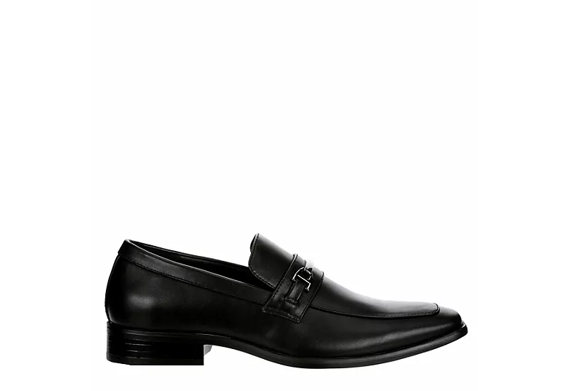 Restoration Mens Matt Slip On Oxford - Black 2 Restoration Mens Matt Slip On Oxford - Black - Image 2