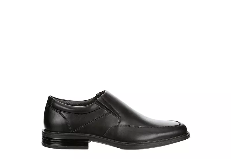 Borelli Mens Trenton Slip On Oxford - Black 2 Borelli Mens Trenton Slip On Oxford - Black - Image 2